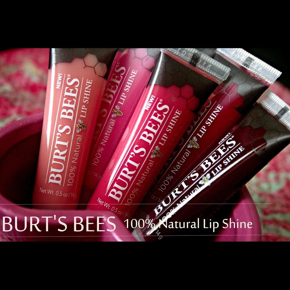 Burts Bees Lip Gloss; 3 pack